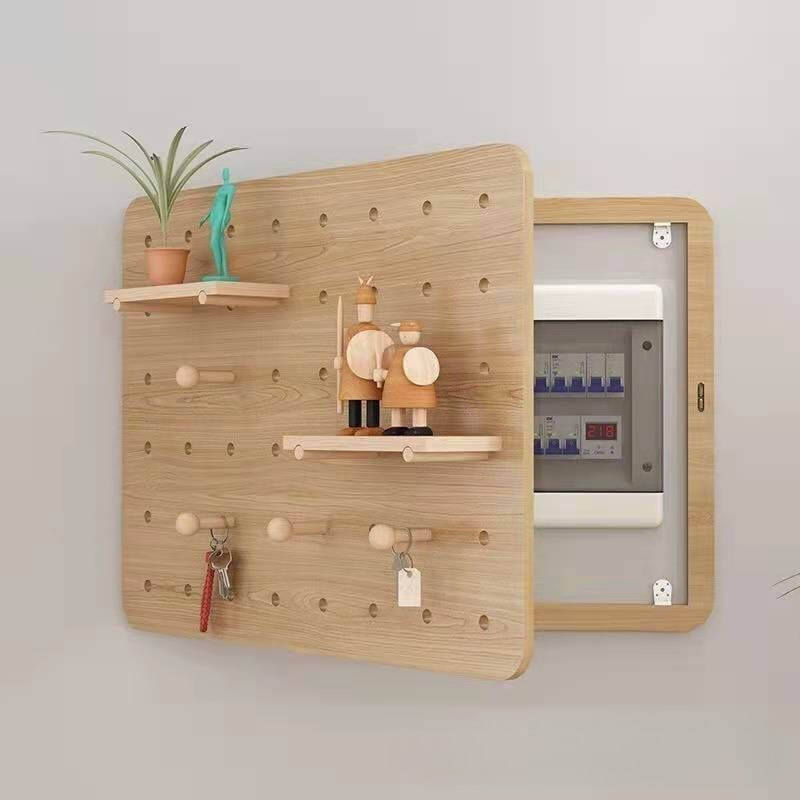 Woodworking Zone - Massief houten pegboard elektrische schakelkast afdekking