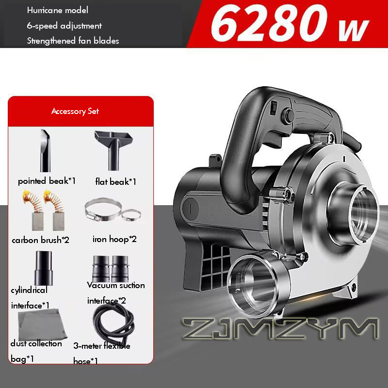 Vacuum Cleaner Woodworking - 6280W 3M-6M-8M Industriële Stofafscheider High-Power Stofzuiger