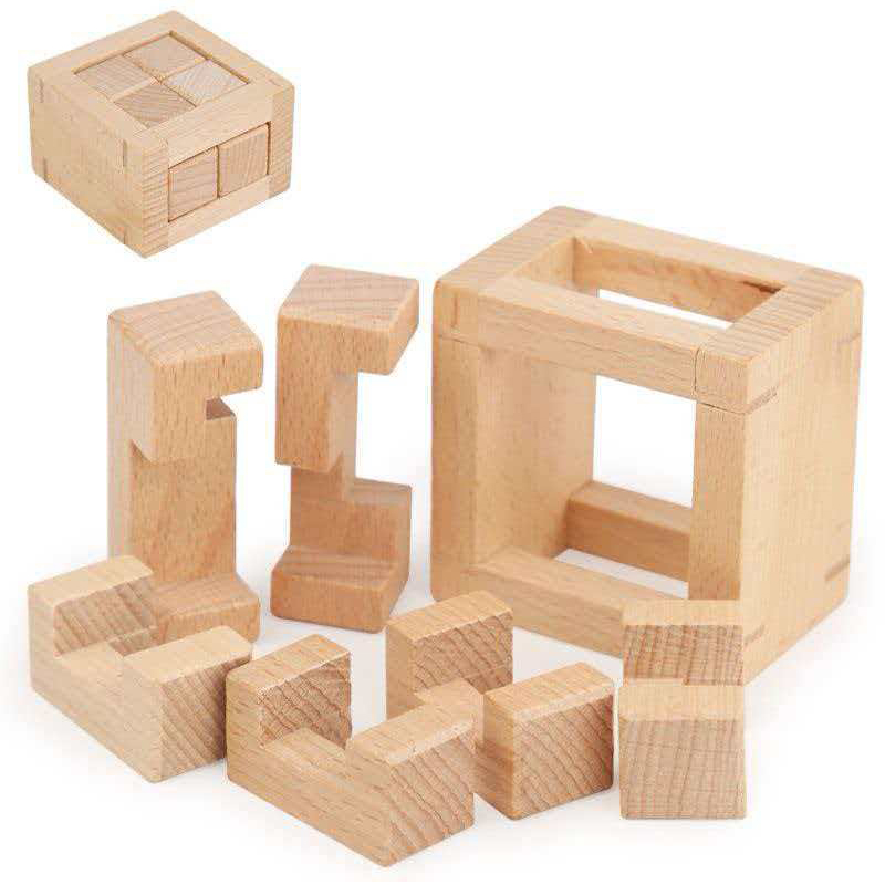 Woodworking Hobby - YueYu II Houten Ontwarringspuzzels Moeilijke Breinbrekers