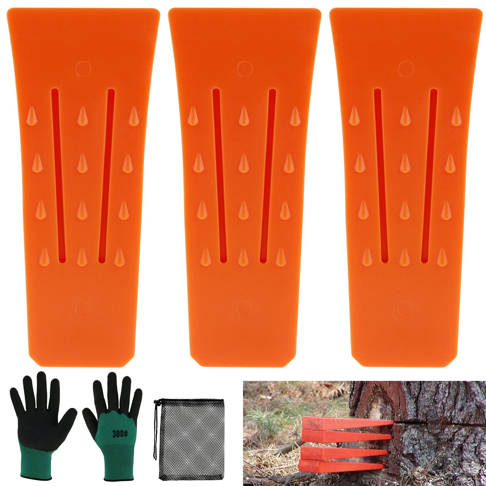 Woodworking Gloves - 3 stuks boomsnijwiggen duurzaam plastic effectief