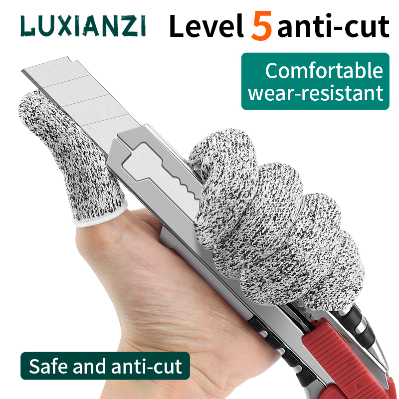 Woodworking Gloves - Luxianzi 5/10 Stuks Anti-Cut Vinger Babybedjes