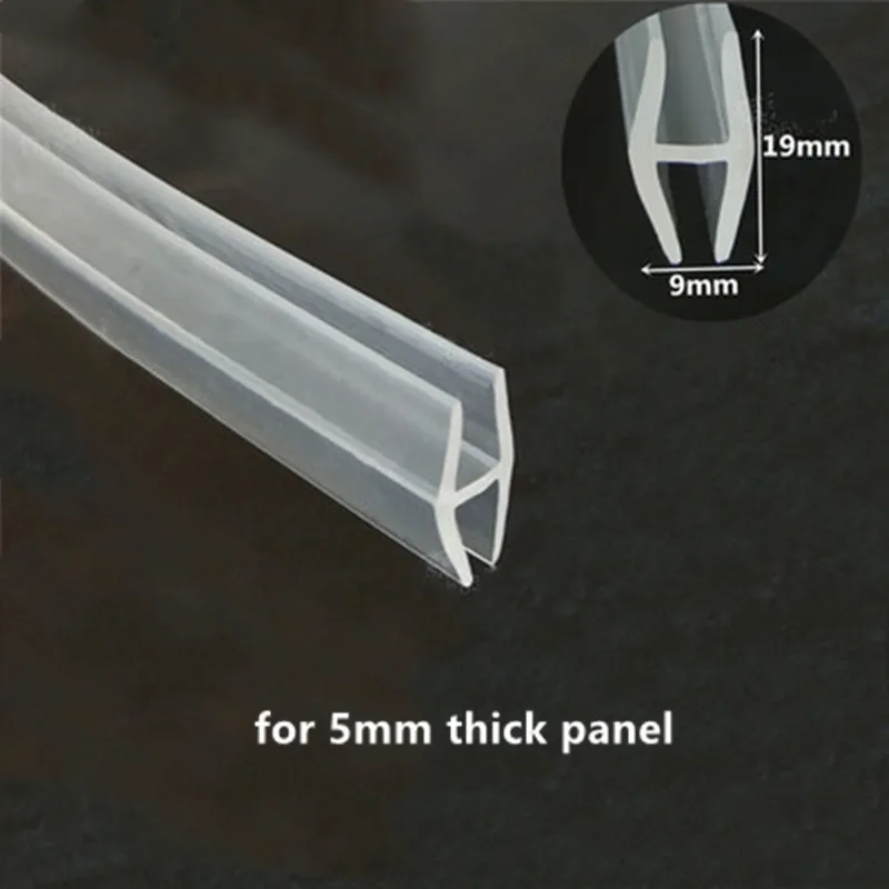 Woodworking Zone - PVC-rubber H-strip Edge Shield Encloser Gebonden