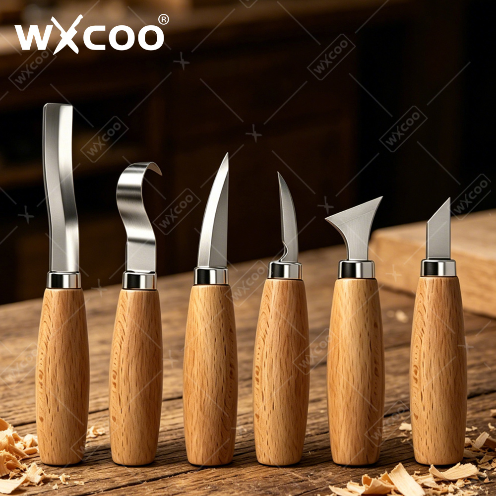 Woodworking For Beginners - WXCOO Ergonomische Houtsnijhaakbeitel Mes Crooked Sculpting