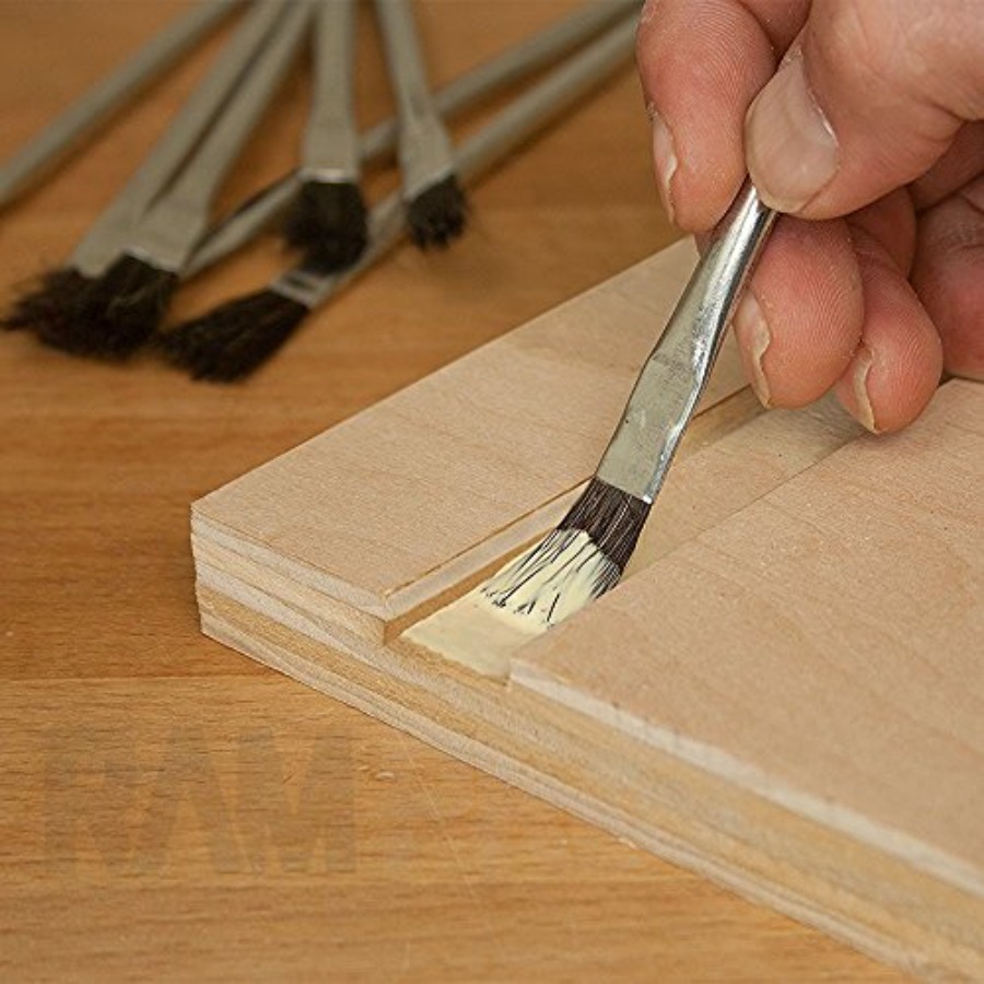 Zuurbestendige penselen - 36 s - Woodworking Epoxy recensie en prijs