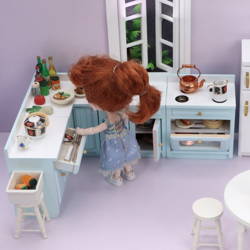 1:12 BJD POPPENHUIS Mini Keuke - Woodworking Blueprint recensie en prijs