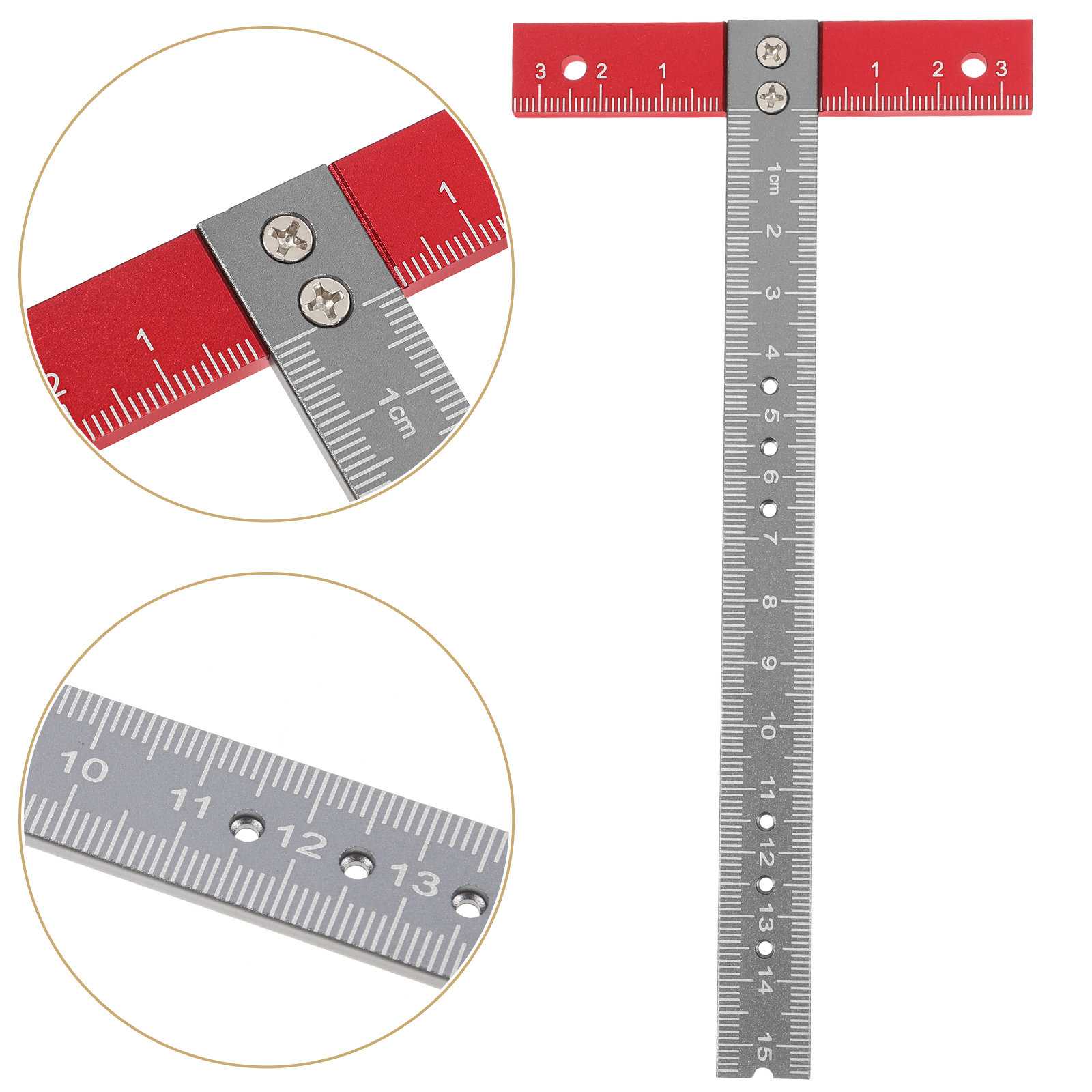 T-liniaal Aluminiumlegering Na - Woodworking Project recensie en prijs