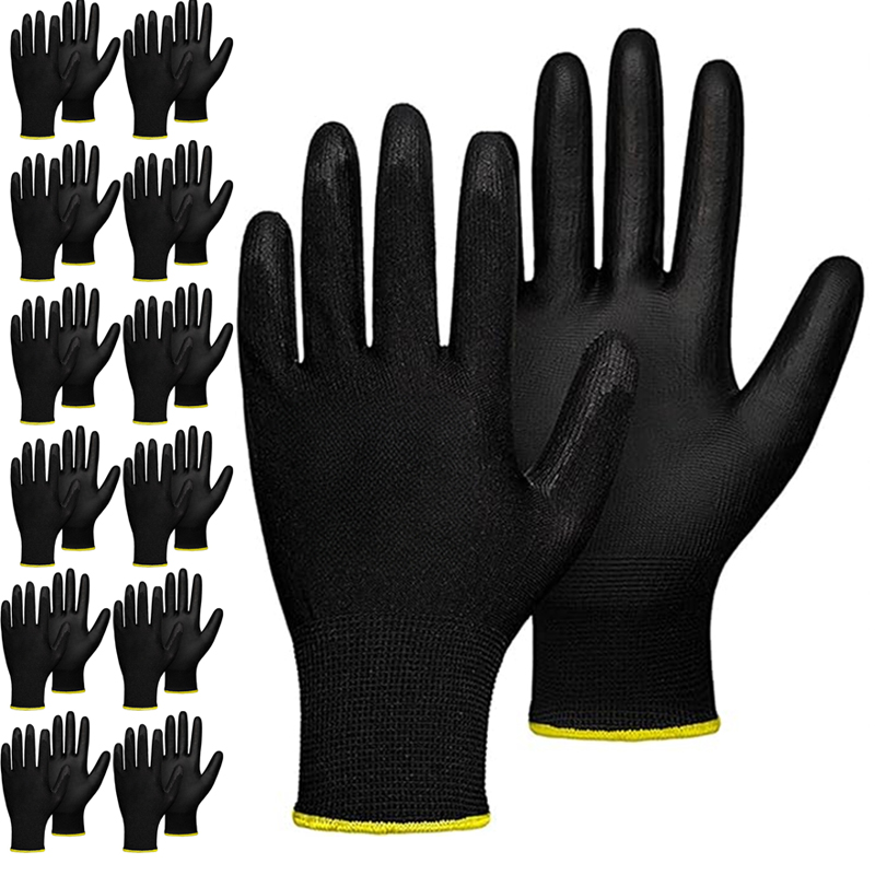 5-paar coating nylon PU-handsc - Woodworking Gloves recensie en prijs