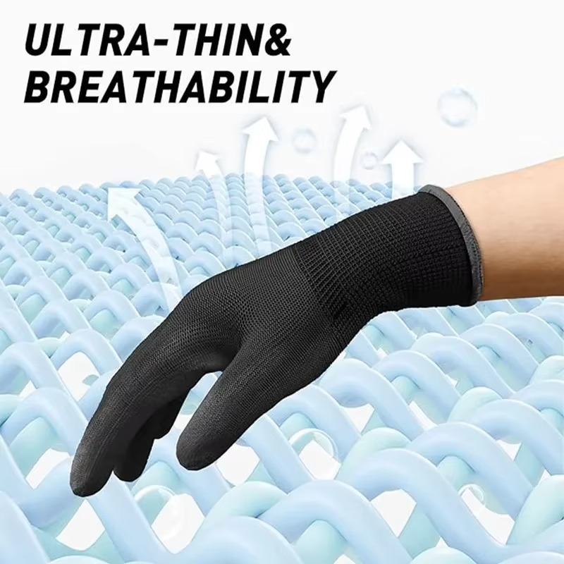 5-paar coating nylon PU-handsc - Woodworking Gloves recensie en prijs