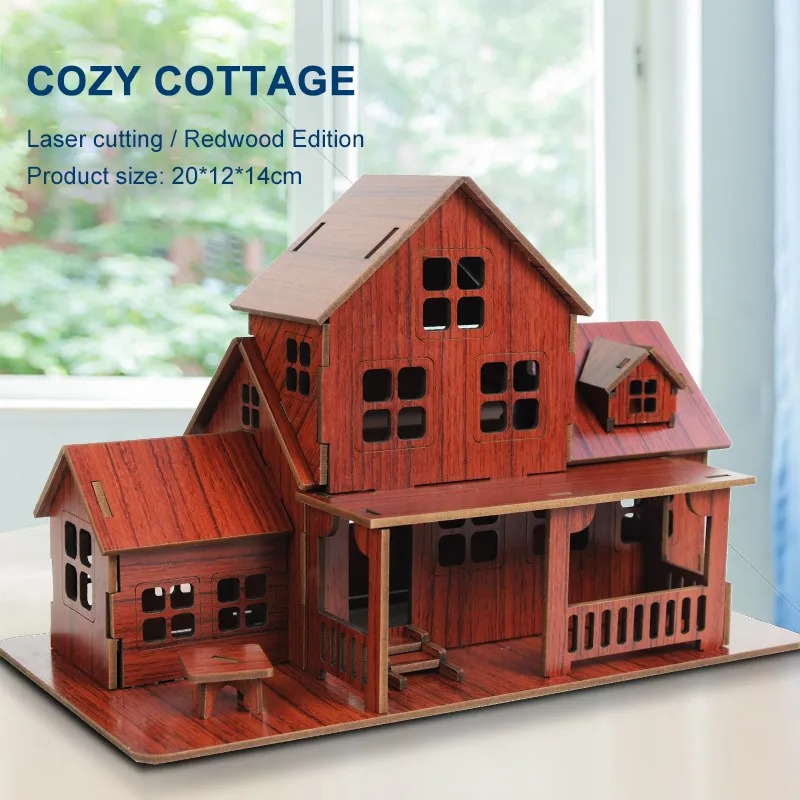 3D Houten puzzelmodel GamesCoz - Woodworking Hobby recensie en prijs