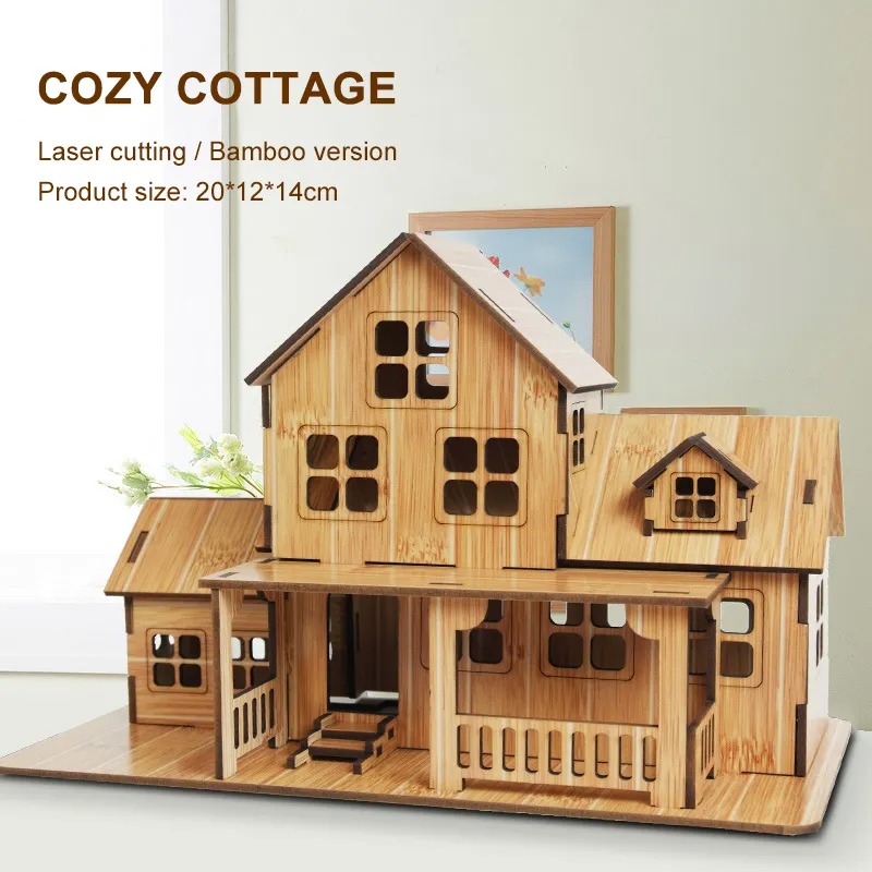 3D Houten puzzelmodel GamesCoz - Woodworking Hobby recensie en prijs