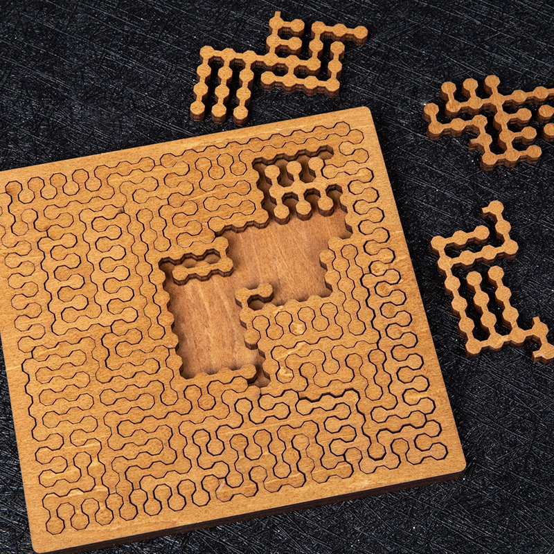 Onmogelijke houten puzzel IQ-p - Woodworking Hobby recensie en prijs
