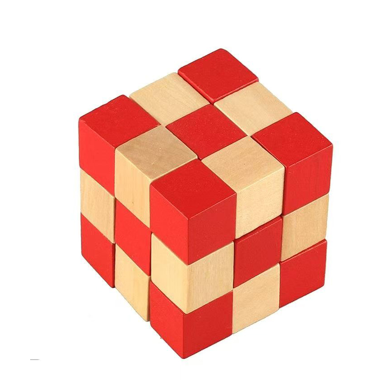 Houten Snake Cube Puzzel IQ Lo - Woodworking Hobby recensie en prijs