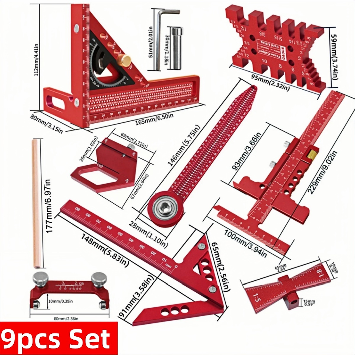 9 stks/10 stks Houtbewerking M - Woodworking Plans Free recensie en prijs