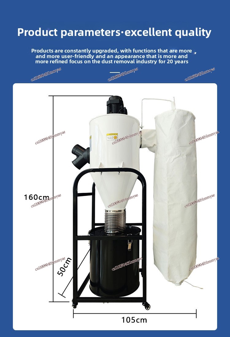 Nieuwe cycloonstofzuiger indus - Vacuum Cleaner Woodworking recensie en prijs