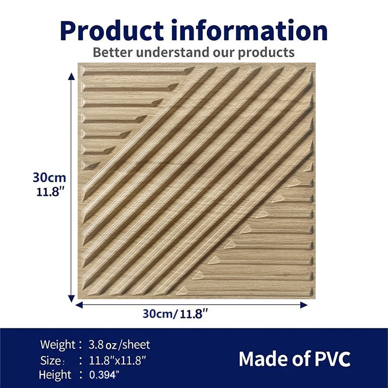 12 stuks 3D-wandpaneel 30x30cm - Woodworking Zone recensie en prijs