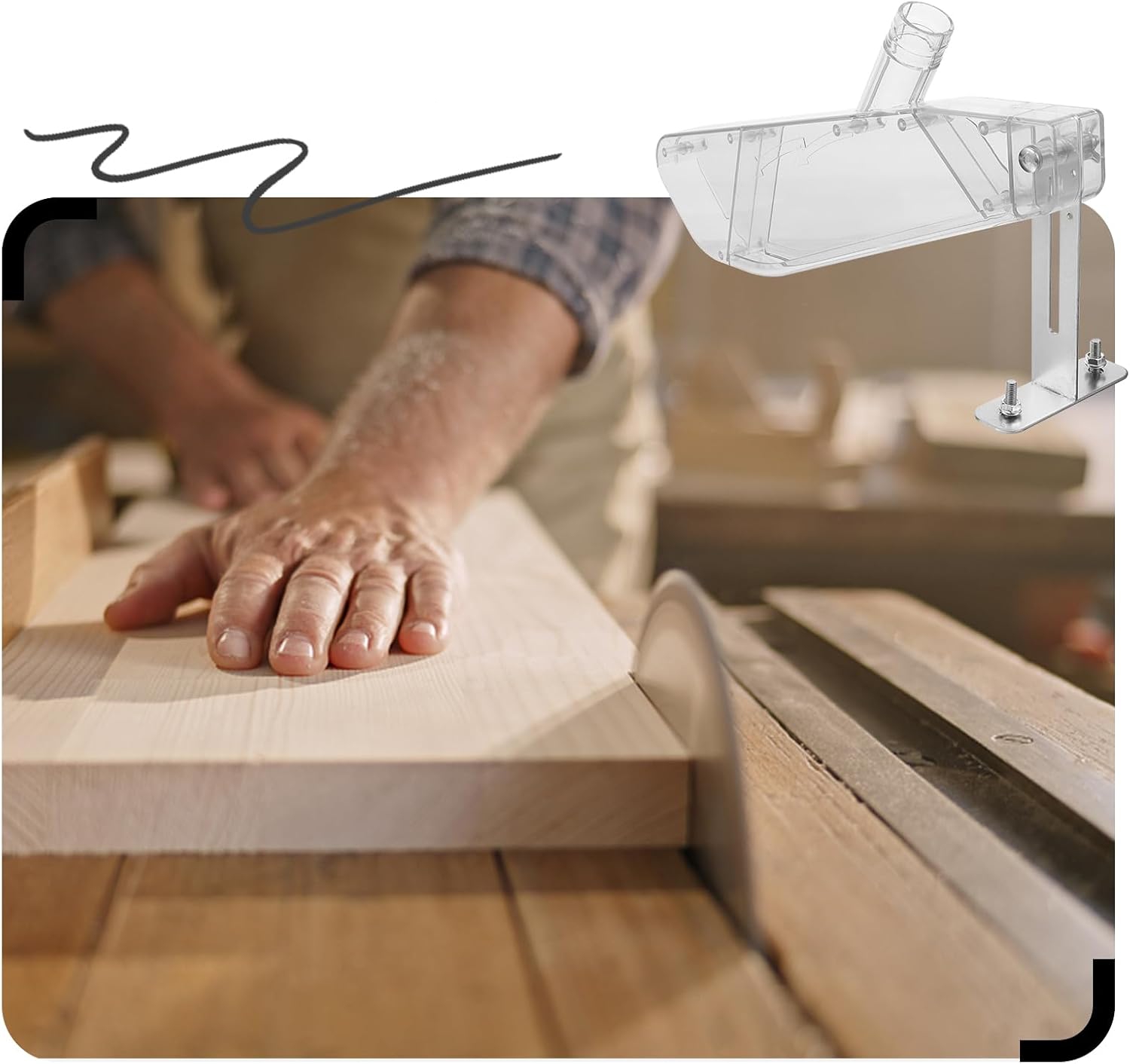 Beschermhoes voor houtbewerkin - Vacuum Cleaner Woodworking recensie en prijs