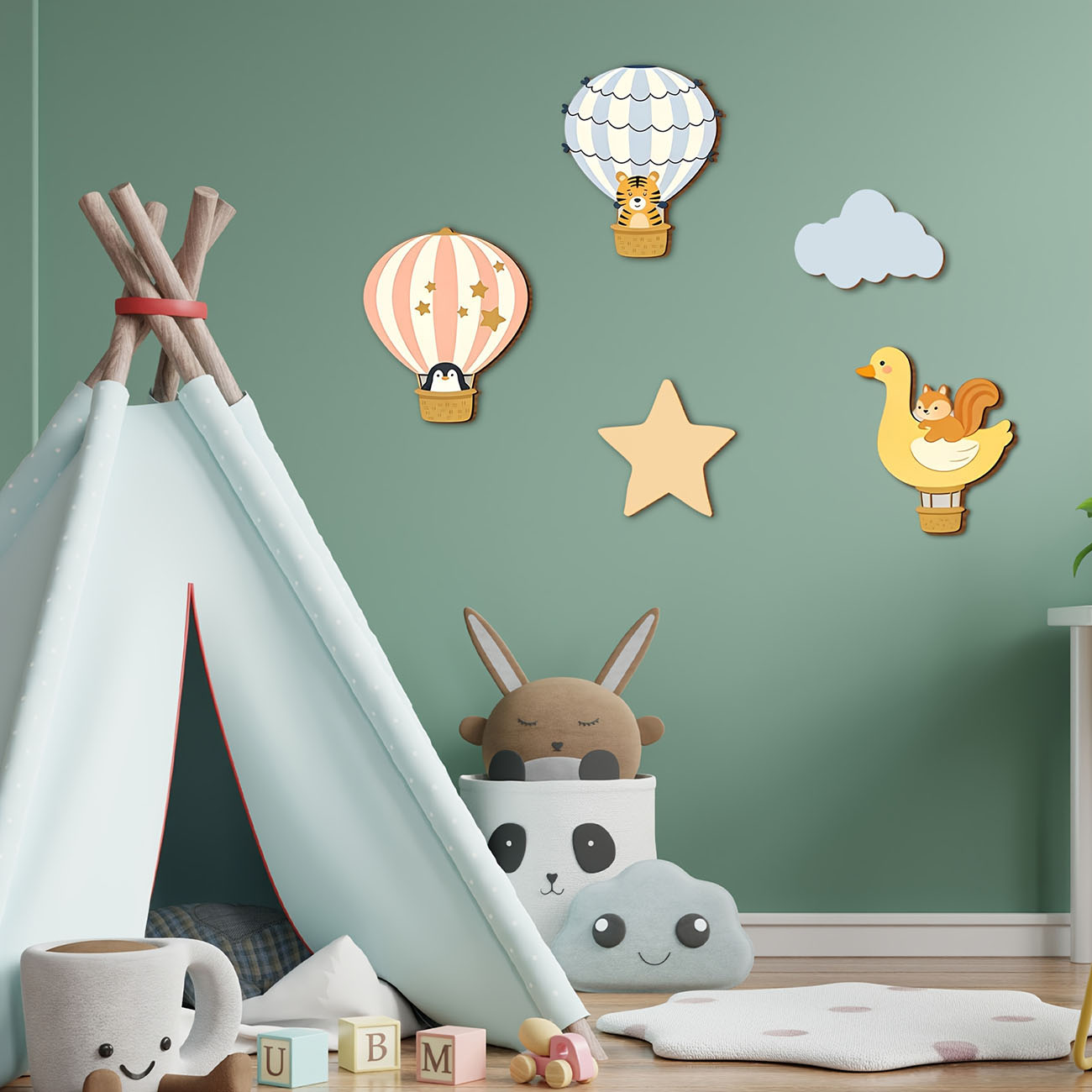 5 stuks dieren heteluchtballon - Woodworking For Beginners recensie en prijs